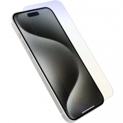 OtterBox Premium Pro Glass Antimicrobial Anti-Blue Light Apple iPhone 15 Pro Max (6.7") Screen Protector Clear ProPack-(77-93991),2 Years Warranty 77-93991