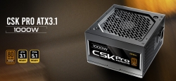 Antec CSK1000 PRO Sem-Modular ATX 3.1, PCI-E 5.1 for 4090 & 7900 High Quality Japanese Capacitors, Ultimate performance and reliability, PSU CSK1000 PRO AU