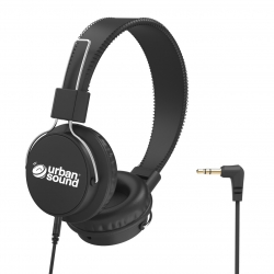 Verbatim Urban Sound Kid’s Headphones, Volume limiting for ear protection. Lightweight 1.2M, Gold plated 3.5mm Jack. High Quality, Ambient Awareness 65530