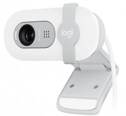Logitech Brio 100 Full HD 1080p webcam with auto-light balance, integrated privacy shutter, and built-in mic 960-001618