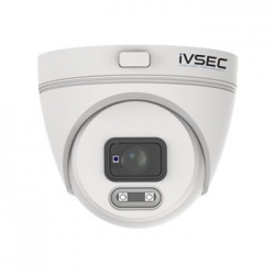 IVSEC TURRET IP CAMERA, 4MP, 2.8MM FIXED LENS, 25FPS, POE, IP66, 30M IR, MIC - IVNC000XA