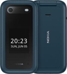 Nokia 2660 Flip 4G 128MB - Blue (1GF012HPG1A02)*AU STOCK*, 2.8", 48MB/128MB, 0.3MP, Dual SIM, 1450mAh Removable, 2 Years Warranty 1GF012HPG1A02
