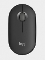 Logitech Pebble M350S Wireless Optical Mouse Graphite 1000 dpi Bluetooth Low Energy 910-006988