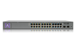 Alta Labs | S24-POE 24-Port Enterprise Network Switch, 16 port support PoE+ & 2xSFP port, 240W PoE - AL-S24-POE