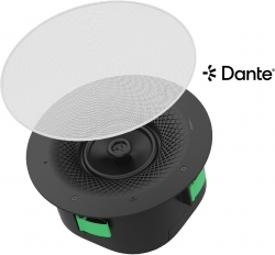 Yealink Ceiling Speaker CS10 Dante Edition, 2-Way Coaxial Dante Ceiling Loudspeaker for Exceptional Sound Quality CS10-D