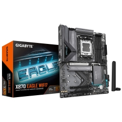Gigabyte X870 EAGLE WIFI7 AMD AM5 ATX Motherboard 4x DDR5~256GB,3x PCIe x16, 3x M.2, 4x SATA 6, 4x USB 3.2, 4x USB2.0, 2x USB-C X870 EAGLE WIFI7