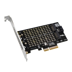 Simplecom EC412v2 NVMe and SATA M.2 SSD to PCIe x4 Expansion Card EC412V2