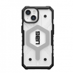 UAG Pathfinder MagSafe Apple iPhone 15 (6.1") Rugged Case - Ice (114291114343), 18ft. Drop Protection (5.4M), Tactical Grip, 10 Years Warranty 1.14291E+11