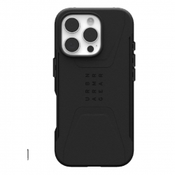 UAG Civilian MagSafe Apple iPhone 16 Pro Max (6.9") Rugged Case - Black (114445114040),20ft. Drop Protection (6M),Tactical Grip, 10 Years Warranty 1.14445E+11