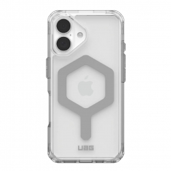 UAG Plyo MagSafe Apple iPhone 16 (6.1") Rugged Case - Ice/Silver (114482114333),16ft. Drop Protection (4.8M), Armored Shell, 10 Years Warranty 1.14482E+11