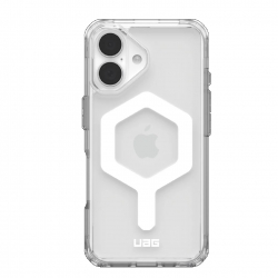 UAG Plyo MagSafe Apple iPhone 16 Plus (6.7") Rugged Case - Ice/White (114479114341), 16ft. Drop Protection (4.8M), Armored Shell, 10 Years Warranty 1.14479E+11
