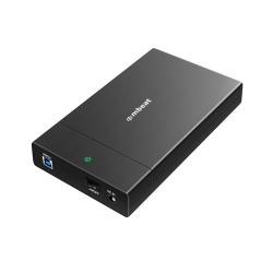 mbeat C1 Tool-Free USB 3.0 3.5" & 2.5" SATA HDD Enclosure - Black Data Speed: Maximum up to 5Gbp Product Weight: 121g DC Power: +12V/2A Power Supply MB-HDD-35C1K