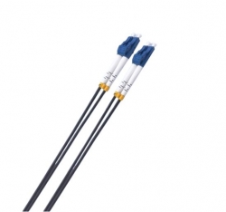 8ware Fibre UPC LC-LC Single Mode OS2 Dual-core Optic Duplex Armored Low smoke zero halogen (LSZH) cable Black 20M CB8W-LCUPCBLACK-20M