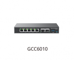 Grandstream GCC6000 Built-in IPPBX (10 Users, 4 Concurrent Calls) + enterprise-grade firewall + VPN Router + 2 x 2.5 Gb, 5 x GigE Network Switch GCC6010