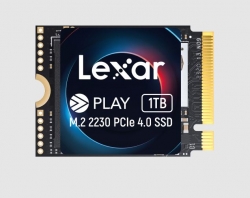 Lexar LNMPLAY001T-RNNNG Internal SSD Play 1TB M.2 2230 PCIe Gen 4x4 NVMe SSD up to 5200MB/s read, 4700MB/s write LNMPLAY001T-RNNNG