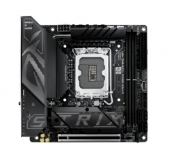 ASUS ROG STRIX B860-I GAMING WIFI LGA1851 Mini-ITX Motherboard 128GB, 2x DDR5, 1 x PCIe 5.0, 2 x M.2 slots, 4 x SATA, WiFi 7, 1 x HDMI, 1 x DP ROG STRIX B860-I GAMING WIFI