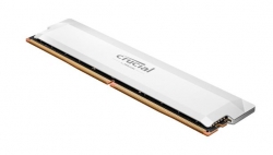 Crucial Pro 16GB (1x16GB) DDR5 UDIMM 6400MHz CL38 White Heat Spreader Support Intel XMP AMD Ryzen for Desktop PC Gaming Memory CP16G64C38U5W