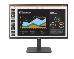 LG 27'' IPS Color Calibrated 5ms FH 1920 x 1080 Height Adjust with Speakers Office Monitor New 2025 27BR550Y-C