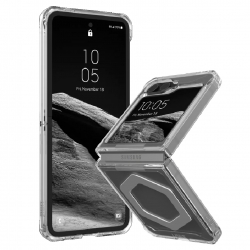 UAG Plyo Pro Samsung Galaxy Z Flip6 5G (7.6") Rugged Case - Ice/Silver (214455114333), DROP+ Military Standard, Air-soft Corners, 10 Years Warranty 2.14E+23