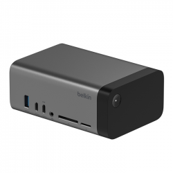 Belkin Connect USB-C 11-in-1 Pro universal Docking Station - Grey (INC020auSGY), Dual Display, 10 Gbps, 150W Power Delivery, 2 Years Warranty INC020auSGY