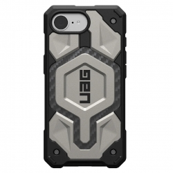 UAG Monarch Pro iPhone 16E (6.1") Rugged Case - Titanium (114497113636), 25ft. Drop Protection,5X Military Drop-Test,Built-in Magnet,10 Years Warranty 1.14E+11