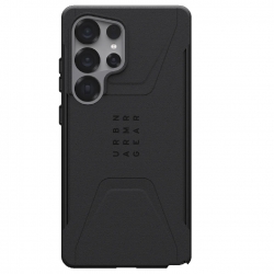 UAG Civilian Magnetic Samsung Galaxy S25 Ultra (6.8") 5G Rugged Case - Black (214473114040), 20ft. Drop Protection (6M), 10 Years Warranty 2.14E+11