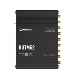 Teltonika RUTM52 Dual 5G Router, 5G dual SIM/ESIM cellular, 5 Gigabit Ethernet ports, Backward compatible with 4G(LTE Cat 20) RUTM52100000