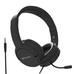 Verbatim Verbatim Multimedia Headset with ANC & Noise Cancelling Boom Mic - Black 66706 ETA Jan 25 66706