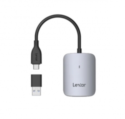 Lexar CFexpress™ Type A USB-C Reader transfer speeds up to 900MB/s it is backwards compatible with UHS-I cards and has a USB-C™ connector LRW515U-RNHNG