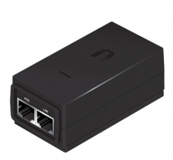 Ubiquiti | POE-24-12W-G | POE Injector, 24VDC, 12W, Gigabit Ethernet, ESD protection & LED - POE.24.12W.G