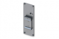 Teltonika | PR5MEC25 | TSW2 Rear Panel with DIN Rail Holder | Suitable for TSW200, TSW210 - TT.PR5MEC25