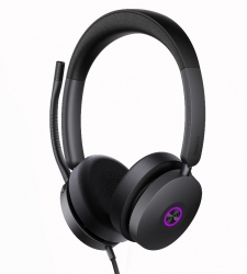 Yealink UH48 UC USB Wired Headset Hybrid Active Noise Cancellation, Four-Microphone Noise-canceling Technology, Swift Plug & Play All-Day Comfort UH48-DUAL-UC-CA