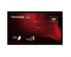 ViewSonic TD3207 32" 1080p Open Frame 10-Point PCAP Touch Monitor, 24/7 Operation and HDMI, DisplayPort and RS232, Kiosk, Factory, IP54 Front waterPF TD3207