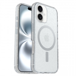 OtterBox Symmetry Clear MagSafe Apple iPhone 16 Plus (6.7") Case Stardust - (77-96357), Antimicrobial, DROP+ 3X Military Standard, 7 Years Warranty 77-96357