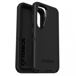 OtterBox Defender Samsung Galaxy S25 5G (6.2") Case Black - (77-97334), DROP+ 7X Military Standard, Wireless Charging Compatible, 7 Years Warranty 77-97334
