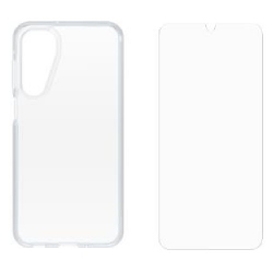 OtterBox React Case with Otter Glass Samsung Galaxy A16 5G (6.7") - Clear (78-81479),DROP+ Military Standard,Wireless Charging, 7 Years Warranty 78-81479