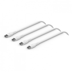 Belkin BoostCharge Braided USB-C to USB-C Cable 60W (1m) - White (CAB004bt1MWH2PK), 30K+ Bends, USB-IF Certified, 2 Years Warranty CAB004bt1MWH2PK