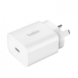 Belkin BoostCharge USB-C® PD 3.0 Wall Charger 20W, White(WCA007AUWH), Safely fast charge an iPhone, iPad, Samsung Galaxy, 2YR WCA007AUWH