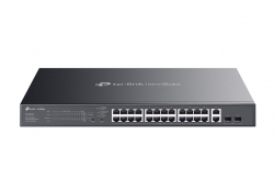 TP-Link ES228GMP Omada 28-Port Gigabit Easy Managed Switch with 24-Port PoE+ ES228GMP