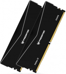 PREDATOR PALLASII DDR5 32GB Black 16GBx2 6000Mhz 1R8 CL34 Black Supports Intel XMP 3.0 and AMD EXPO CL34 BL.9BWWR.650
