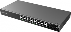 Grandstream GWN7803P Enterprise Layer 2+ Managed Network Switch - 24 Ethernet Ports, 4 SFP Ports, PoE GWN7803P