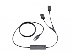 Yealink USB/QD Trainer Cable(1PCS), Y Cable - USB/QD Trainer Cable for YHS series USB/QD Trainer Cable(1PCS)
