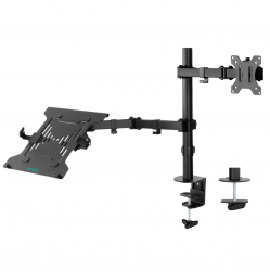 Mbeat mbeat® activiva ErgoLife Dual Monitor Screen Double Joint Monitor Arm is a versatile and economical solution for dual 13”-32” screens ACA-BMA-DLH01K