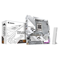 Gigabyte B850M A ELT WF6E ICE, AMD AM5, 4 x DDR5 up to 256 GB, 1 x HDMI, 1 x PCI Express x16, 2 x M.2, 4 x SATA, 9 x USB 3.2 B850M A ELT WF6E ICE