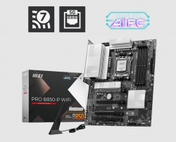 MSI PRO B850-P WIFI, AMD B850, 4x DDR5 256GB, 1x HDMI, 4x PCI-E x16 slot, 3x M.2, Wi-Fi 7 PRO B850-P WIFI