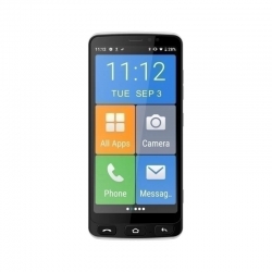 IQU SMARTEasy Q50 Seniors 4G 16GB Smartphone Black - 5.5" IPS Display, 2GB/16GB, 8MP/5MP, Dual SIM, 2400 mAh, 1 Year Warranty SMARTTALKQ50BLACK