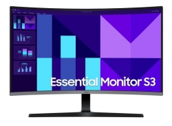 Samsung 32" S39GD FHD 75Hz Curved Monitor 1920x1080 4ms 16:9 1500R 100Hz Tilt VESA VA HDMI D-Sub Headphone Flicker Free Eye Saver Mode Black LS32D390GAEXXY