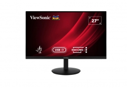 ViewSonic 27" VG 2K SuperClear IPS, Docking, USB-C, Daisy Chain, DP In/Out, RJ45,100w PD, Height Adjustable 3y Advance Replacement, Business Monitor. VG2709U-2K