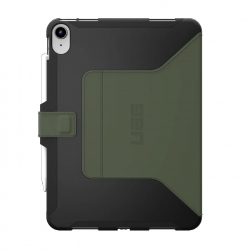 UAG Scout Apple iPad (10.9') 11th Gen (A16) / iPad 10th Gen Folio Rugged Case (Black/Olive) - (12339I114072), DROP+ Military Standard, 1 Year Warranty