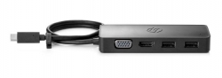 HP USB-C Travel Hub G2 65W Power Delivery (Alt Mode DP) HDMI VGA 2xUSB-A 1xUSB-C for HP ProBook 440 450 460 EliteBook 630 640 645 655 830 840 860 7PJ38AA